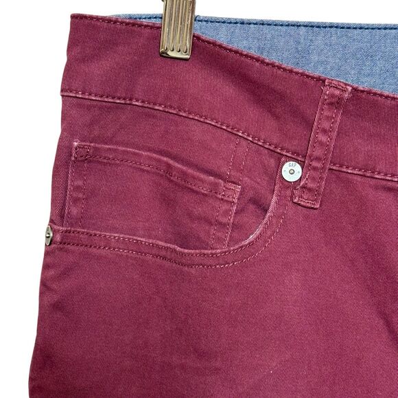 Gap Men's Straight Leg Flex Pants Burgundy (Size: 32 x 32) - Picture 3 of 7